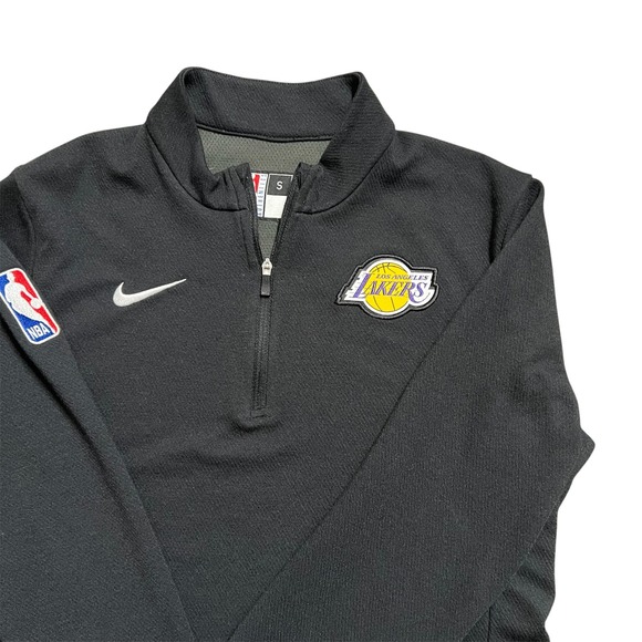 Nike NBA Los Angeles Lakers Womens Pullover Jacket Black Size S Small - Picture 1 of 8